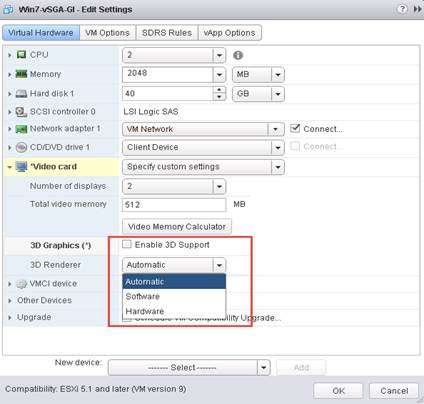 Opengl Support For Vmware Esxi Client